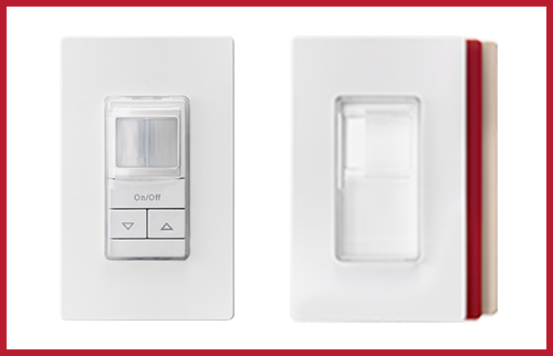 SSW OCC Sealed Wall Plate Covers with Window for the Occupancy Sensor